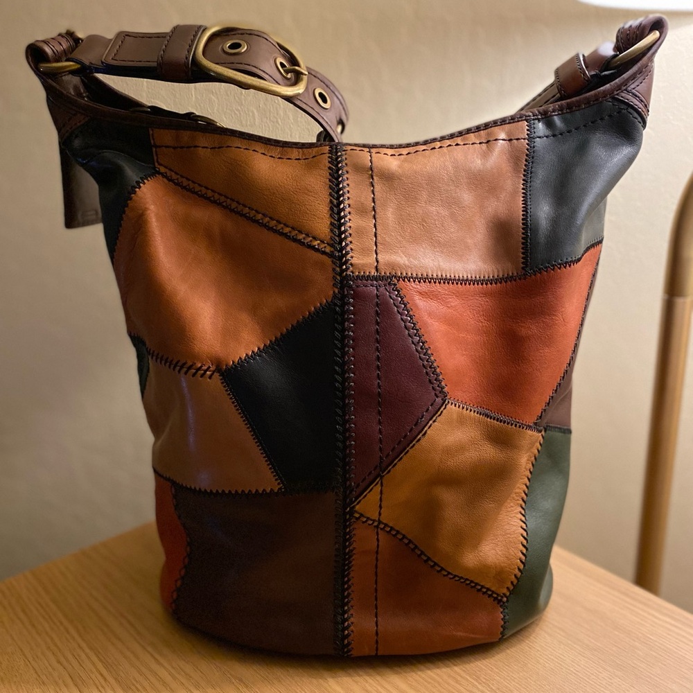 Coach 11465 - Bleeker Patchwork Large Duffle Sac - Picture 3 of 15